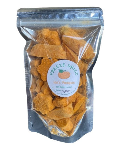 Freeze Dried 100% Pumpkin
